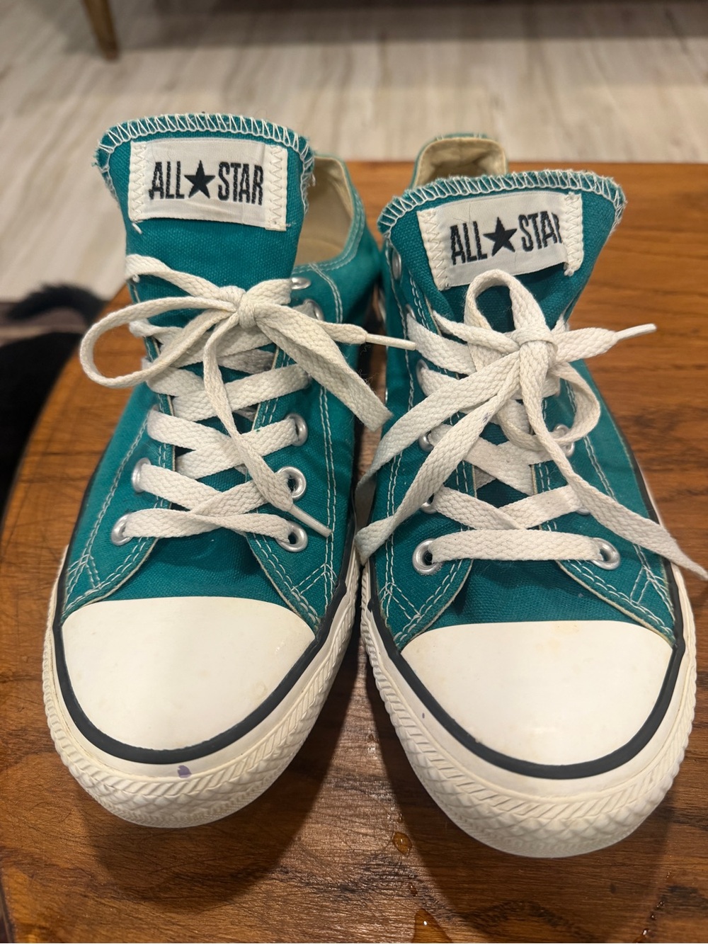 Converse All Star Teal Low-Top Sneakers - Women